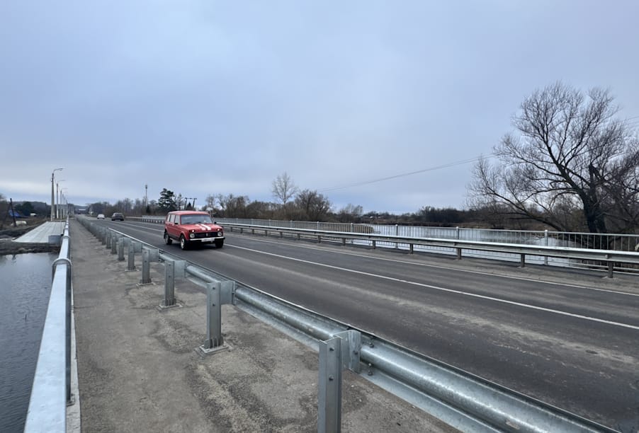 В Пензенской области обновили моста через Нор-Ломовку
